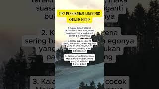 tips pernikahan langgeng #quotes #pernikahan #rumahtangga #suamiistri #motivasi