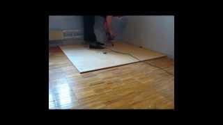Укладка ламината. Laying laminate