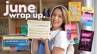 JUNE READING WRAP UP  5 star reads, 2 star reads & what's on my july TBR! 