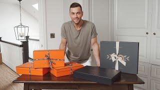 LUXURY MENS FASHION HAUL HERMES, BRUNELLO CUCINELLI, LOUBOUTIN & MORE | Ali Gordon