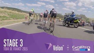 Tour de France Stage 3 - Velon On Bike Highlights