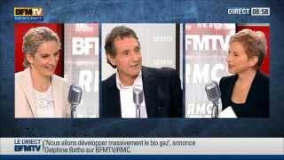 Débat Gaz de Schiste Delphine Batho vs Laurence Parisot BFMTV chez JJ Bourdin 05-06-13