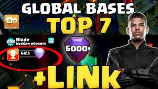 6000+ Top 7 Th17 Legend League Bases With Proof + Link | Global Top 1 Player Th17 Bases With Link