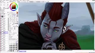 In The Shadow || OC Speedpaint