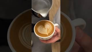 Onion Heart ️ Latte Art | Coffee Art #baristalife #art #barista