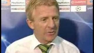 Gordon Strachan Interview (Celtic 2 - Milan 1) Dida Incident