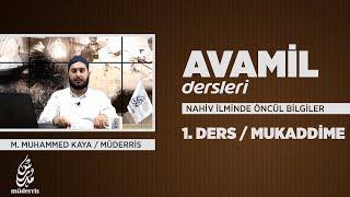 NAHİV DERSLERİ - AVAMİL / DERS 1 (Nahiv İlminin Öncül Bilgileri)