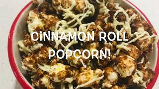 Cinnamon Roll Popcorn | If The Oven Mitt Fits