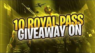 10k PAR 10 ROYAL PASS GIVEAWAY// IAM BACK IN BGMI LIVE STREAM// WELCOME GUYS 