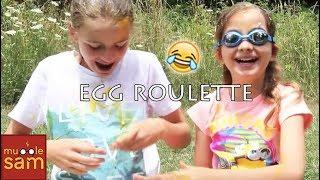 Sophia and Bella in EGG ROULETTE CHALLENGE on Mugglesam