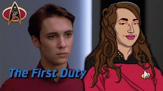 Wesley ACTUALLY becomes a huge criminal! - TNG: The First Duty - Season 5, Episode 19