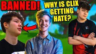 Ninja BANNED ZexRow from $400k event! WHY? Clix QUITS Ninja's tournament & People are PISSED!