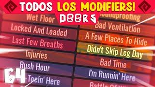 TODOS los 64 MODIFIERS de DOORS! | DOORS ROBLOX I SHOWCASE MODIFIERS I GUIA