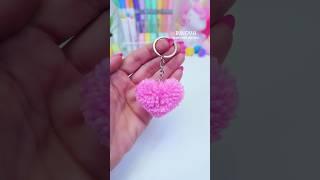 Manualidades fáciles ️ DIY Pompón corazón #shorts #manualidades #youtubeshorts #ideas #art #diy