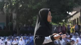 Penampilan demo organisasi ekskul Rohis Al-Faruq Smeksa  2018.