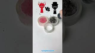 Sprunki color mixing | Guess the Final Color! #satisfying #sprunki #colormixing