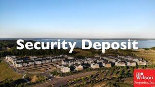 Security Deposit | Real Estate Investing