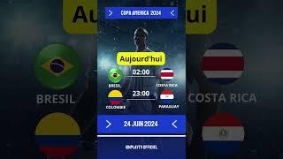 copa america 2024 calendario  #shortsvideo