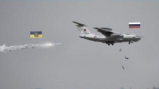 Minute to die! Ukrainian air defense shoots down $330M Russian A-50 spy plane, killed all crew.