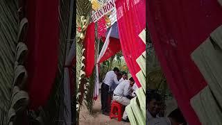 Country village wedding party p5: decoration of the wedding gate - rural style #rurallife #nature