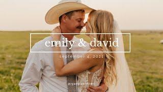 EMILY + DAVID // SEPTEMBER SMALL TOWN IDAHO WEDDING