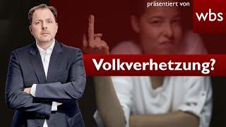 „Minderwertige Menschen“  - Frauen beleidigen = Volksverhetzung? | Rechtsanwalt Christian Solmecke