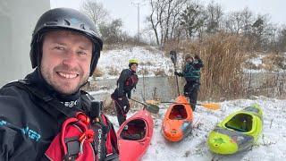 Wrocław - Zimowe kajakowanie rzeka Widawa - Kayaktours.Pl