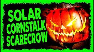 Solar Yard Lantern Scarecrow cornstalk Halloween scarecrow DIY traditional Halloween decoration