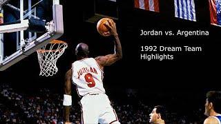 Michael Jordan - Highlights vs. Argentina (1992 Dream Team)