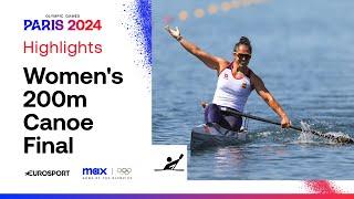 WORLD'S BEST TIME  | Women's Canoe Single 200m Final | #paris2024