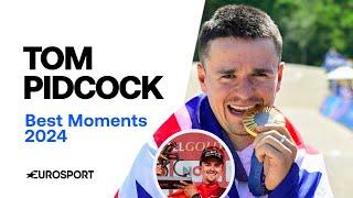 OLYMPIC GLORY! AMSTEL GOLD!  Tom Pidcock's Best Moments from 2024  | Eurosport Cycling