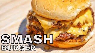 Smashburger Recipe - Garlic Butter -Best Smashburger on Blackstone Griddle