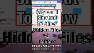 Keyboard Shortcut To Show Hidden File and Folders #shorts