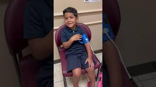 Son does this at the doctors office for the first time #shorts