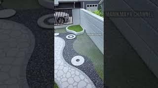 Desain taman kebun depan rumah