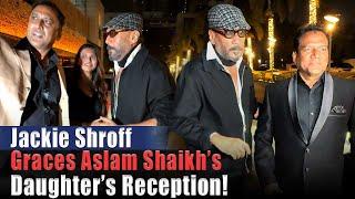 Jackie Shroff at Aslam Shaikh’s Daughter Reception!  #JackieShroff #AslamShaikh #Bollywood