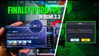 ENABLE 120 FPS & 90 FPS In 3.3 UPDATE IN Any Device Permanently | 100% Working Trick  | BGMI /PUBG