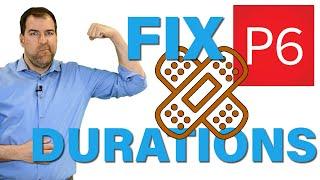 Ask Plan Academy - How To Fix P6 Partial Durations
