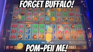 WHEN BUFFALO DOESN’T PAY YOU, POMPEII WILL! #pompeiislotmachine #wonder4 #casino #gambling #slots