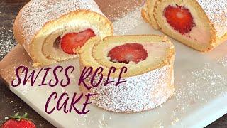 COTTON SOFT SWISS ROLL CAKE | PAMUK GİBİ YUMUŞACIK RULO PASTA