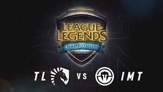 TL vs. IMT - Week 8 Game 1 | NA LCS Summer Split | Team Liquid vs. Immortals (2017)