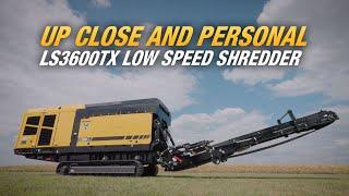 Walkaround of the Vermeer LS3600TX low speed shredder