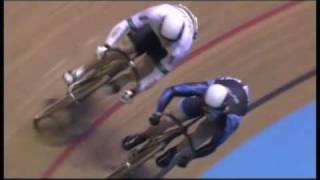 Jason Kenny Takes a Tumble; Track Cycling Crash