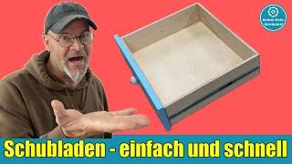 Schubladenbau leicht gemacht: Die einfachste Methode Schubladen zu bauen