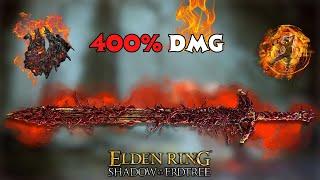 Elden Ring Blasphemous Blade Build - By Far the Most INSANE DLC Boosted Blasphemous 