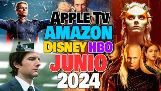 Estrenos PRIME VIDEO, HBO MAX, DISNEY+, Etc. JUNIO del 2024