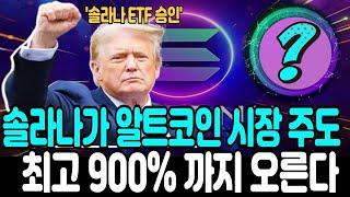 [솔라나 전망]트럼프가 당선이 된다면 최고 900프로까지 오른다