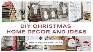 Best 5 Budget-Friendly Thrift Store Craft Ideas • Goodwill Flips • Trash to Treasure Christmas DIYs