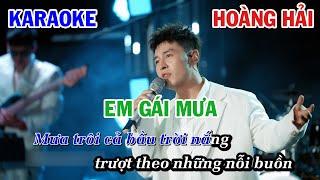 EM GÁI MƯA - HOÀNG HẢI (BỐ GẤU) | KARAOKE NHẠC TRẺ | BEAT TONE NAM CÓ BÈ COVER | HƯƠNG TRÀM