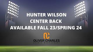 Hunter Wilson, Available Fall 2023/Spring 2024